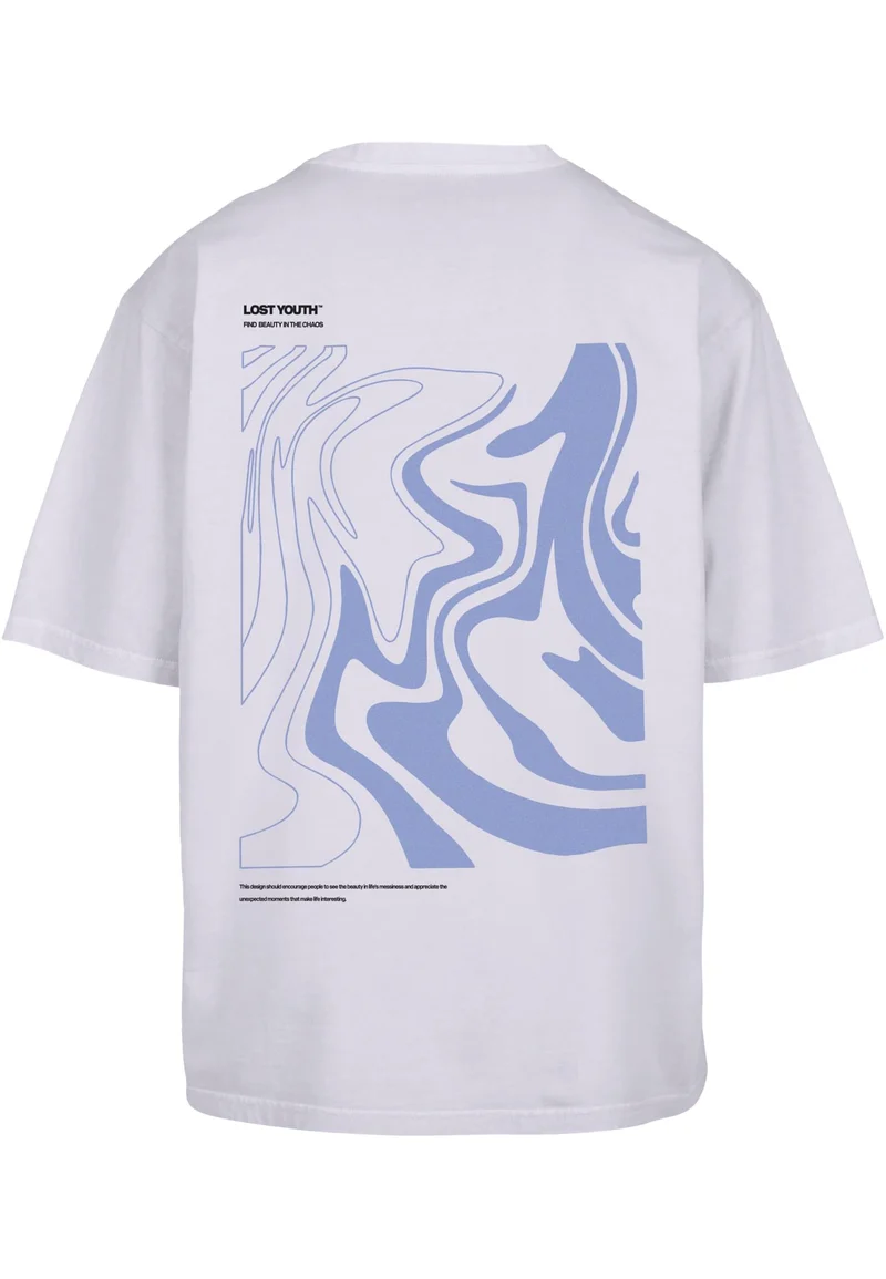 LY ACID WASHED TEE CHAOS