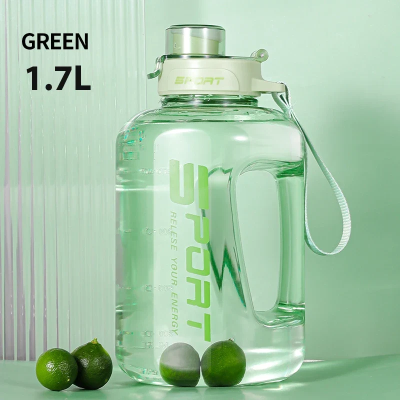 2,5/1,7L Trinkflasche Sportflasche Tritan Wasserflasche Getränkeflasche BPA-frei
