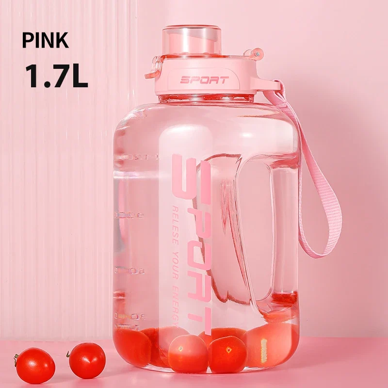 2,5/1,7L Trinkflasche Sportflasche Tritan Wasserflasche Getränkeflasche BPA-frei