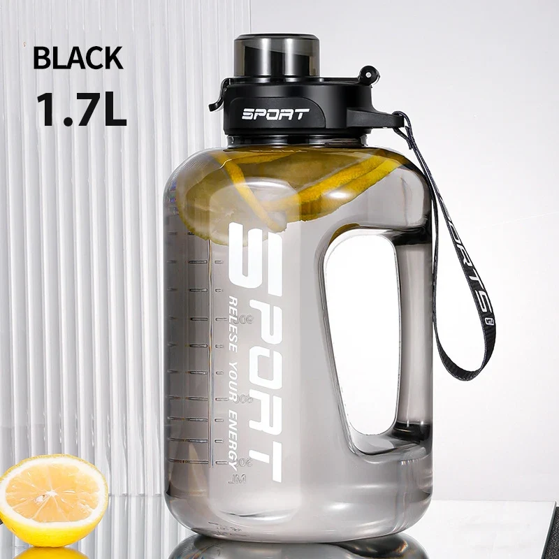 2,5/1,7L Trinkflasche Sportflasche Tritan Wasserflasche Getränkeflasche BPA-frei