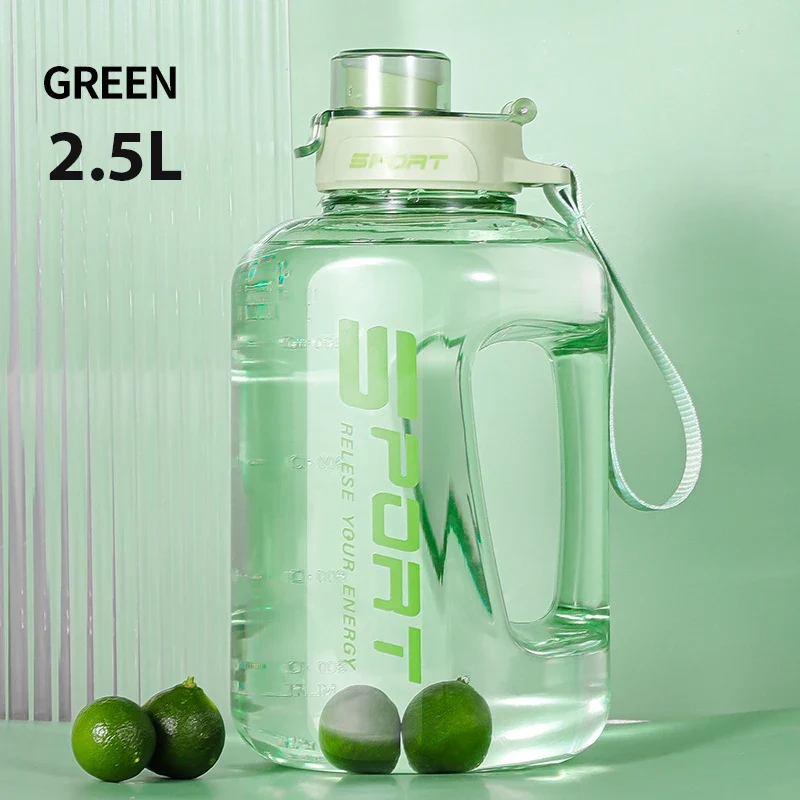 2,5/1,7L Trinkflasche Sportflasche Tritan Wasserflasche Getränkeflasche BPA-frei