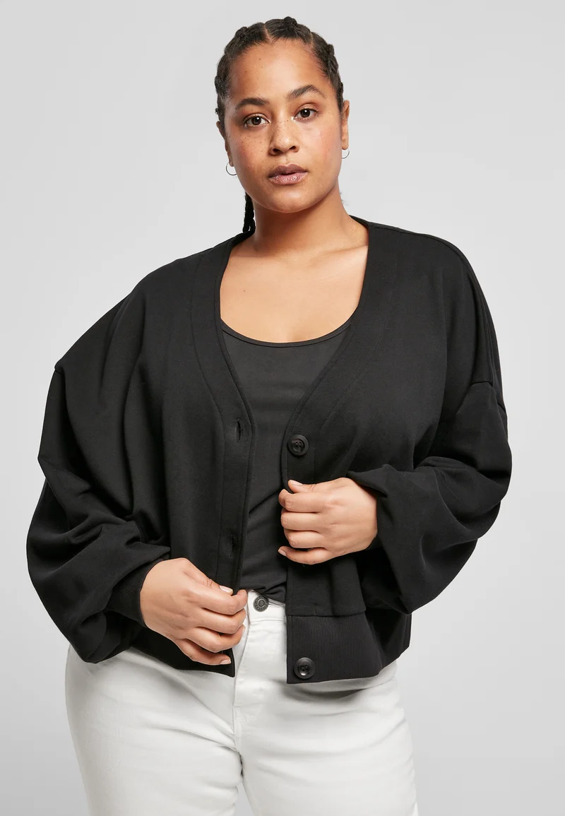 UC Organic Oversized Short Terry Cardigan