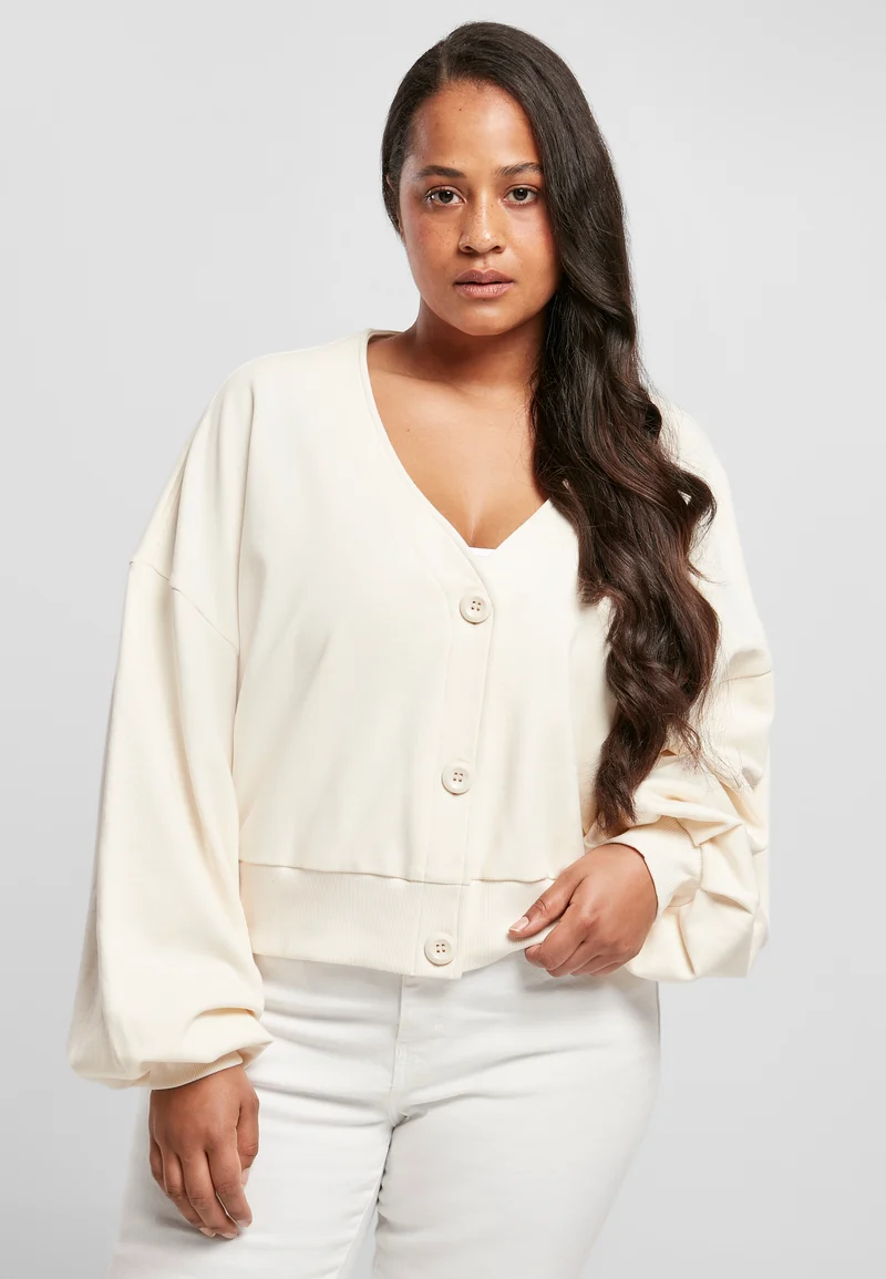 UC Organic Oversized Short Terry Cardigan