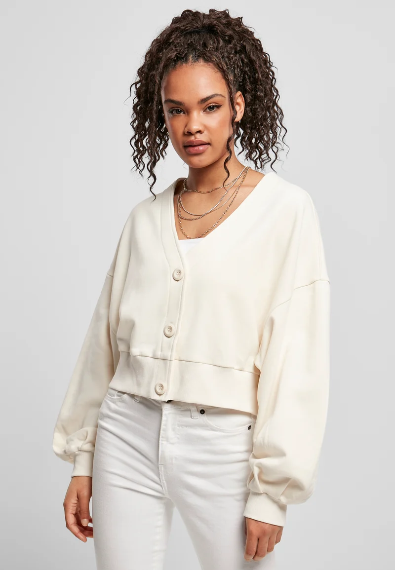 UC Organic Oversized Short Terry Cardigan