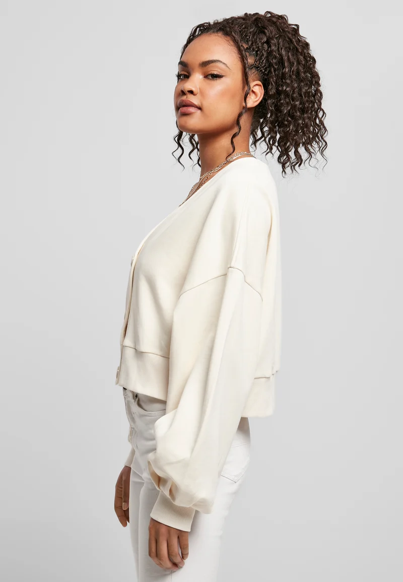 UC Organic Oversized Short Terry Cardigan