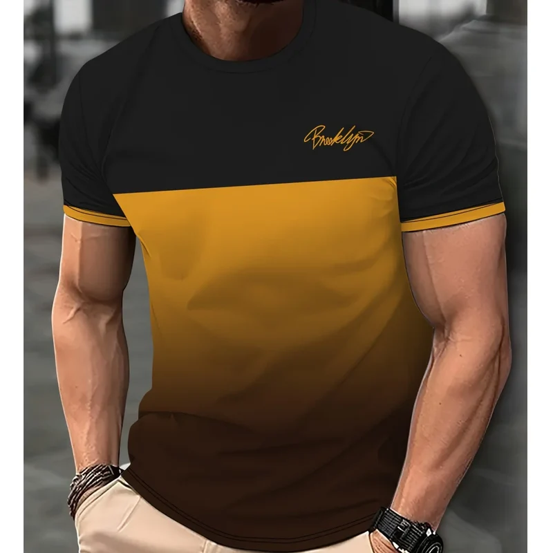 Herren T-Shirt Rundhals Kurzarm Slim Fit Hemd Polohemd Streetwear Shirt NEU