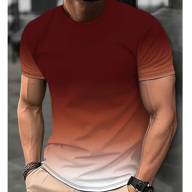 Herren T-Shirt Rundhals Kurzarm Slim Fit Hemd Polohemd Streetwear Shirt NEU