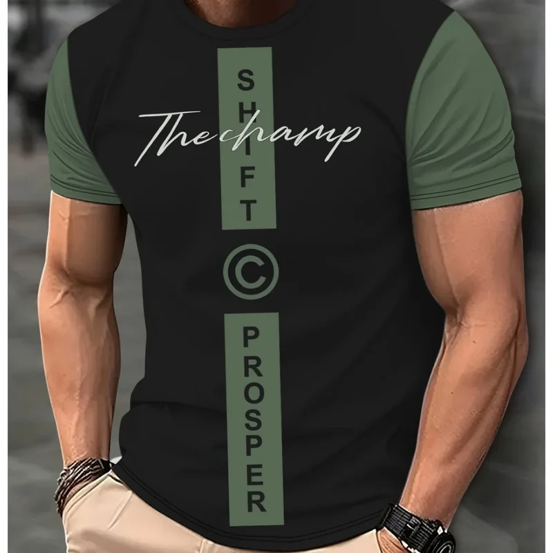 Herren T-Shirt Rundhals Kurzarm Slim Fit Hemd Polohemd Streetwear Shirt NEU