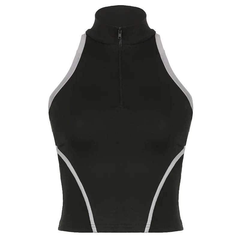 Damen Neckholder-Top Frau Ärmellose Weste Tank Top Shirt Trägertop Oberteil