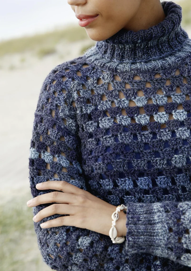 Gehäkelter Pullover