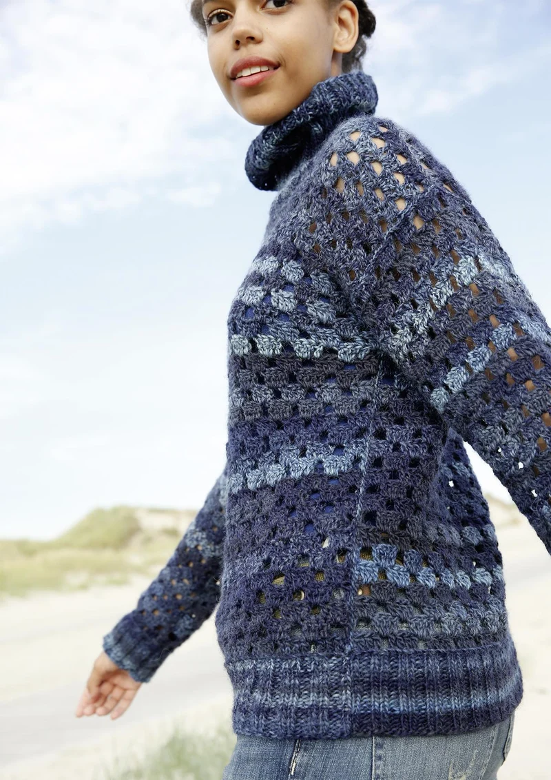 Gehäkelter Pullover