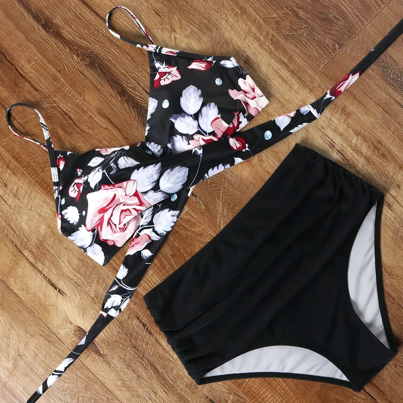Frauen Bademode Böhmisch Bikini Set Sexy Push Up Badeanzug Damen Tanga Beachwear