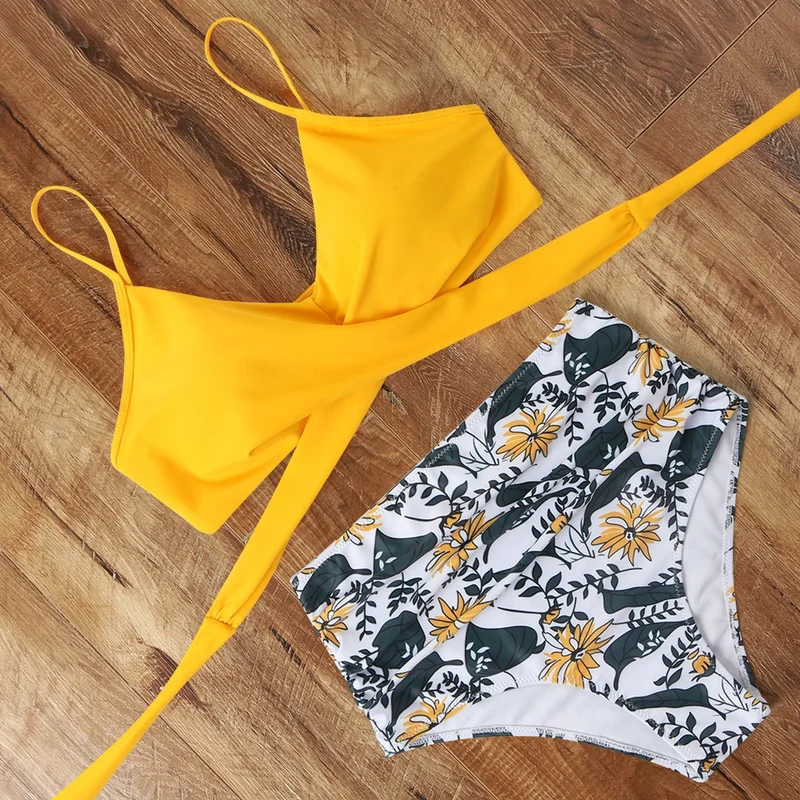 Frauen Bademode Böhmisch Bikini Set Sexy Push Up Badeanzug Damen Tanga Beachwear
