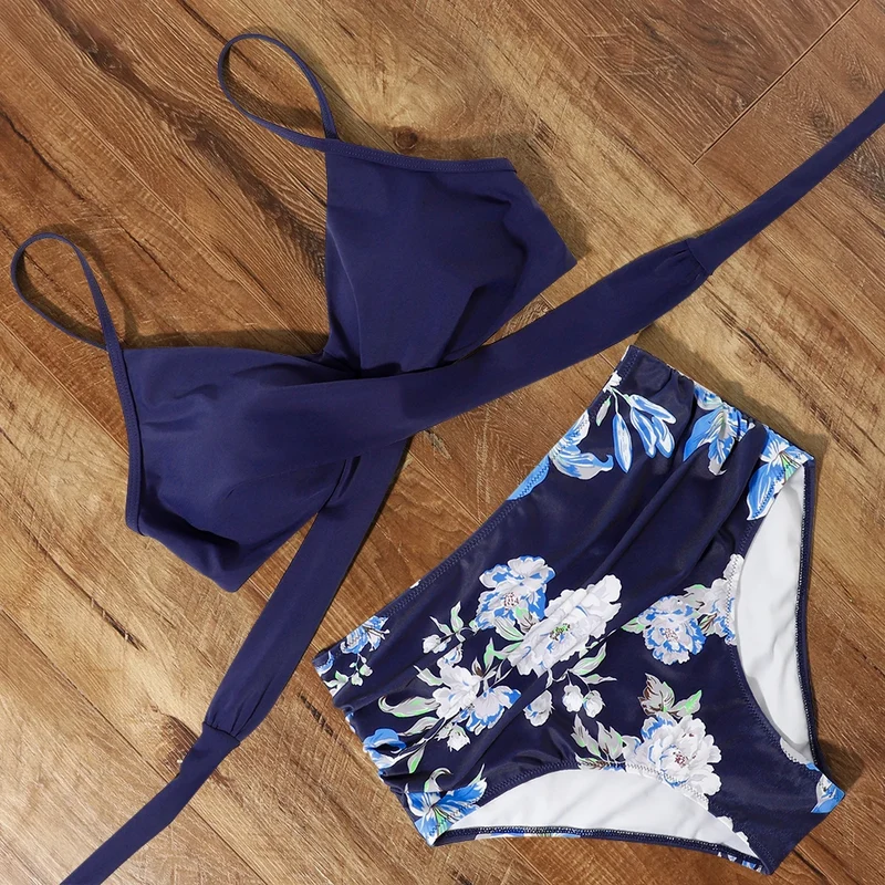 Frauen Bademode Böhmisch Bikini Set Sexy Push Up Badeanzug Damen Tanga Beachwear