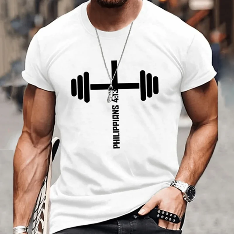 GYM Shirt Sport T-Shirt No Pain No Gain Herren Fitness Sportswear Streetwear Top