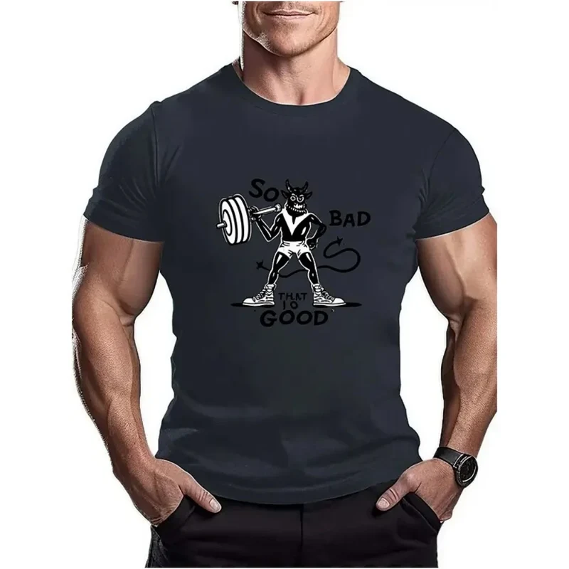 GYM Shirt Sport T-Shirt No Pain No Gain Herren Fitness Sportswear Streetwear Top