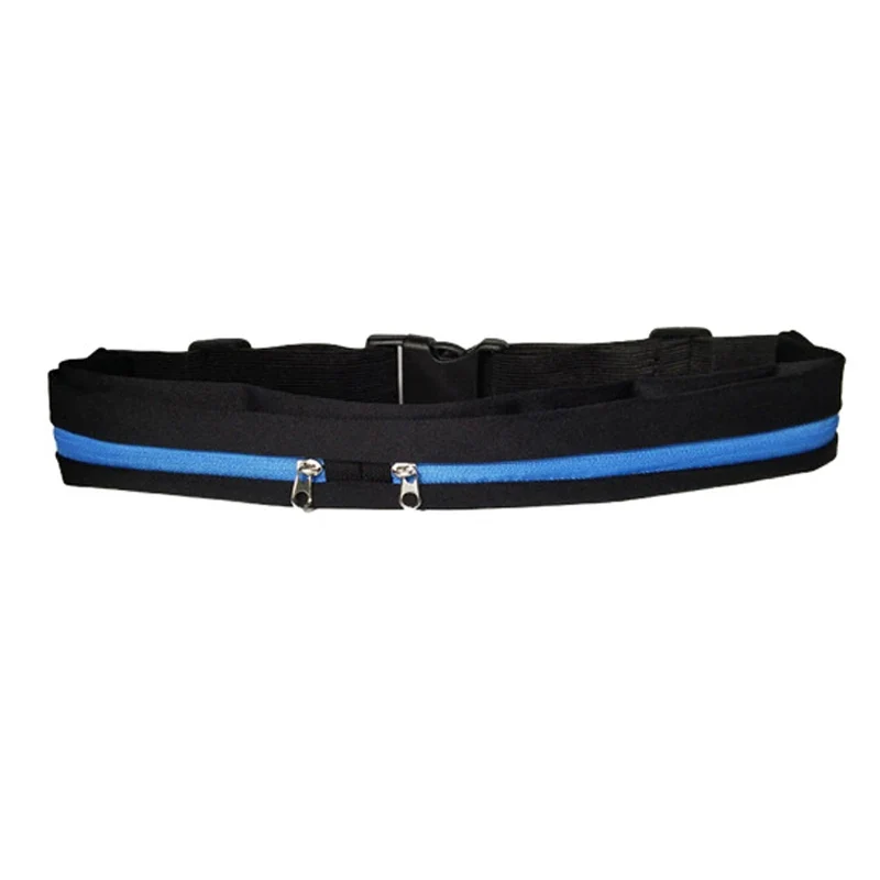 Laufen Gürtel mit Wasserflasche Taille Pack Reißverschlusstaschen Tasche Joggen