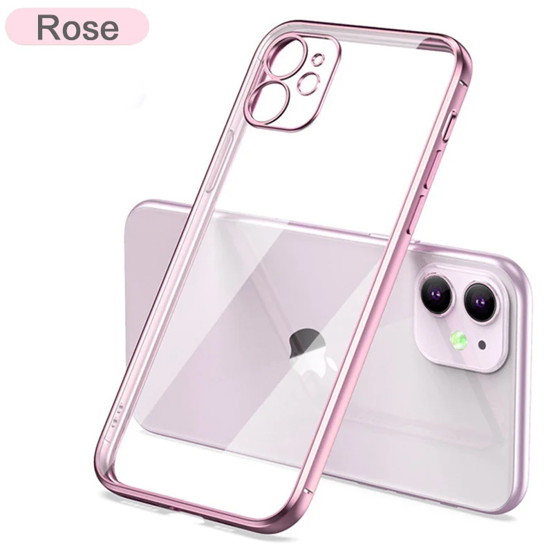 Klare Hülle IPhone 13 14 15 Pro Max Handy Case Tasche Cove Schutzhülle Silikon