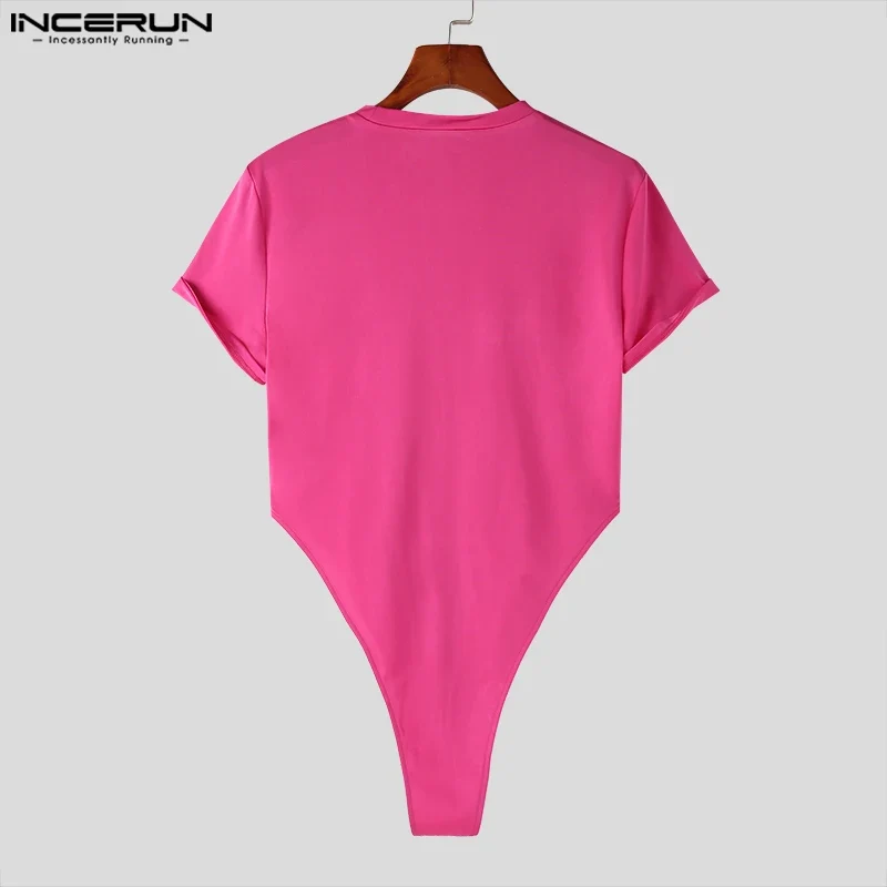 Fetisch Fashion Männer Sexy Bodysuits Herren Body Shirts Hemd Transparent Club