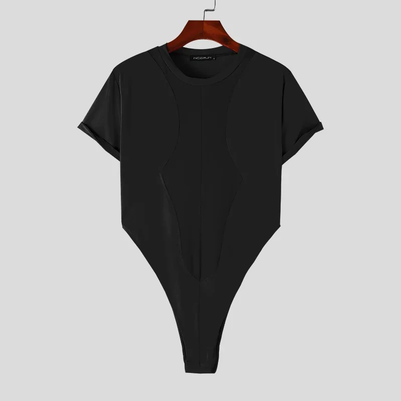 Fetisch Fashion Männer Sexy Bodysuits Herren Body Shirts Hemd Transparent Club