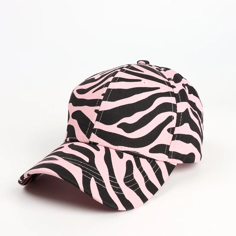 Cappy Unisex Leopard Basecap Cap Kappe gebogen Damen Hip Hop Baseball Cap Hut