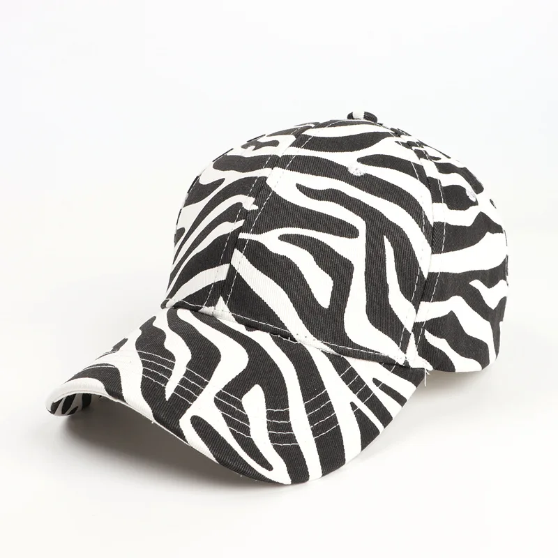 Cappy Unisex Leopard Basecap Cap Kappe gebogen Damen Hip Hop Baseball Cap Hut