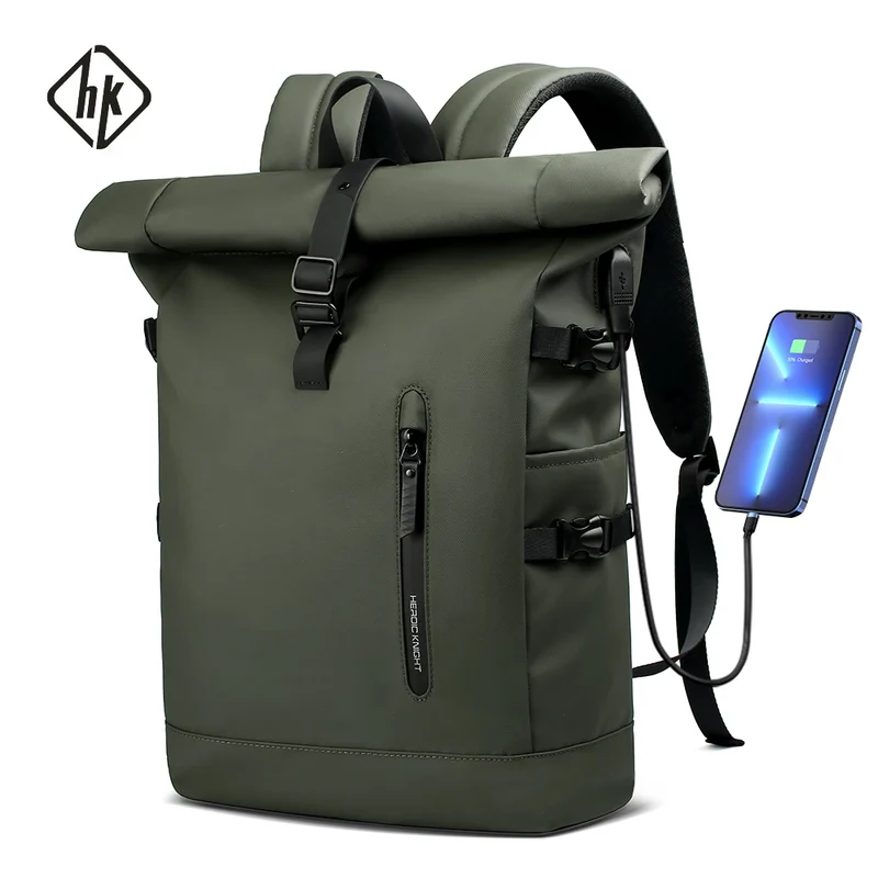 Kurierrucksack RollTop Rucksack Herren 36-55L wasserdicht Laptop Tasche Damen
