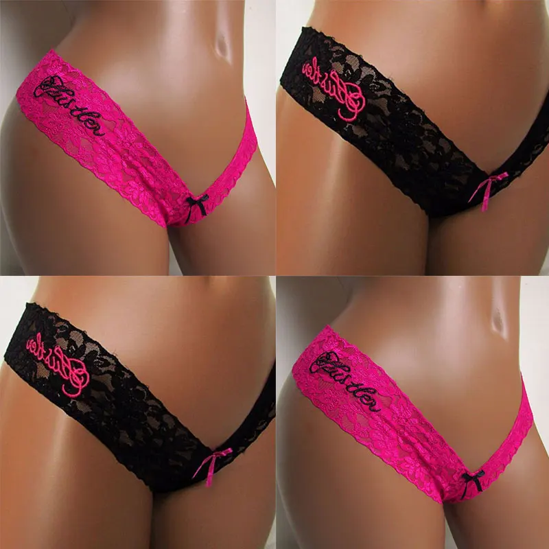 Frauen Spitze Tanga String Höschen Sexy Schlüpfer Slip Dessous Unterwäsche Panty
