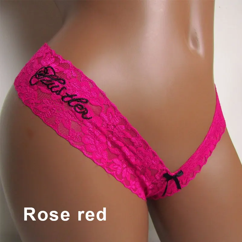 Frauen Spitze Tanga String Höschen Sexy Schlüpfer Slip Dessous Unterwäsche Panty