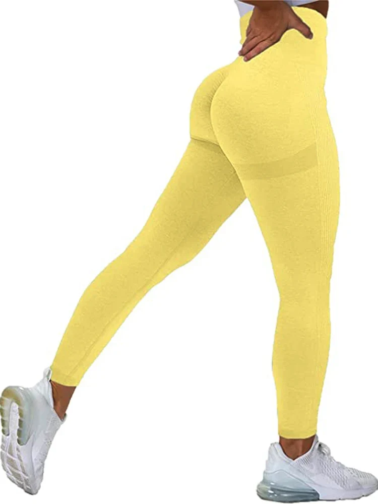 Yoga Leggings Push Up Hohe Taille Sexy Damen Sport Fitness Gym Stretch Hose