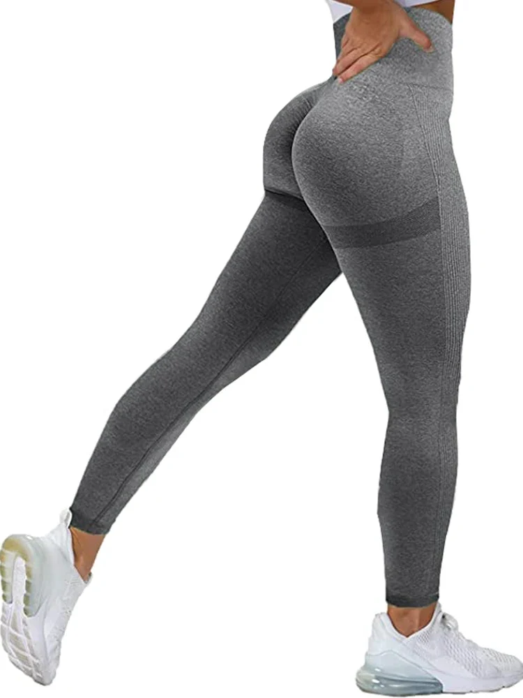 Yoga Leggings Push Up Hohe Taille Sexy Damen Sport Fitness Gym Stretch Hose