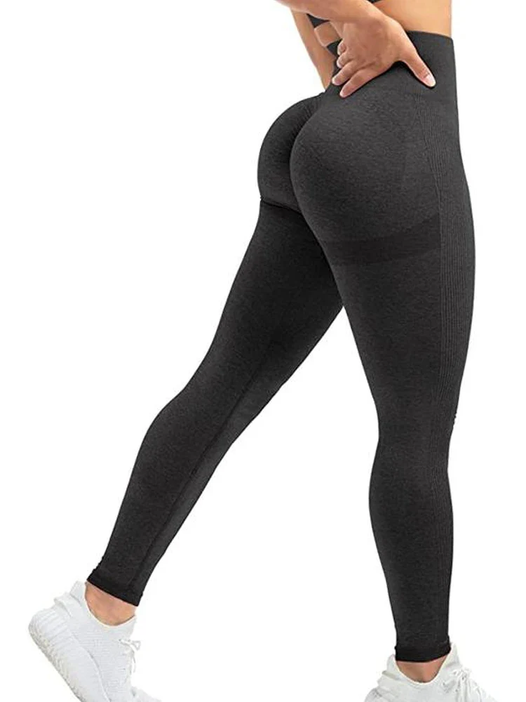 Yoga Leggings Push Up Hohe Taille Sexy Damen Sport Fitness Gym Stretch Hose