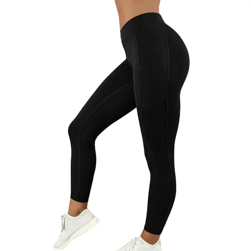 Yoga Leggings Push Up Hohe Taille Sexy Damen Sport Fitness Gym Stretch Hose
