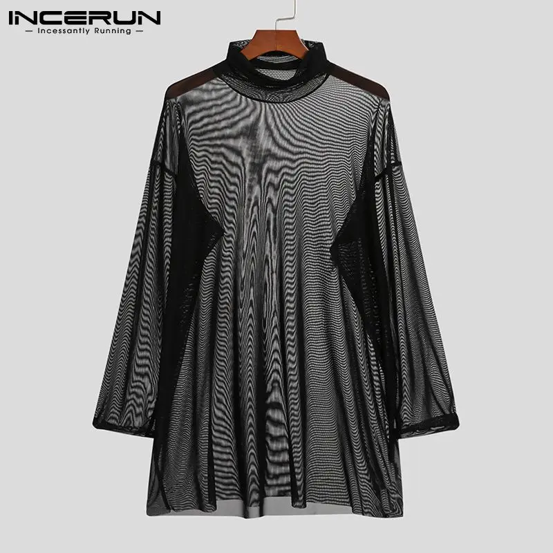 Fetisch Fashion Männer Sexy Bodysuits Herren Body Shirts Hemd Transparent Club
