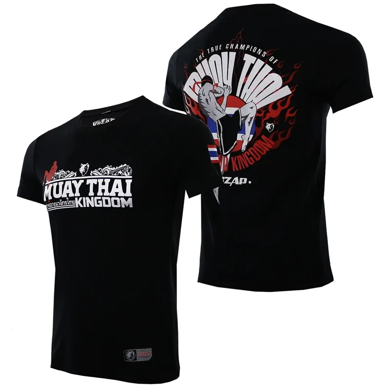 Herren Fashion Muay Thai 3D T-Shirt Rundhals Unisex Sommer Streetwear Kickboxen