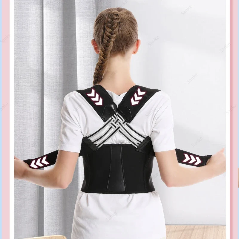 Rückenhalter Geradehalter Verstellbarer Rückenbandage Haltungskorrektur Stabilisator