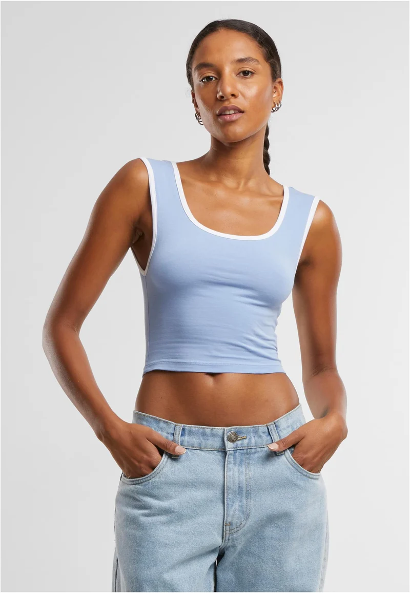 UC Contrast Cropped Top