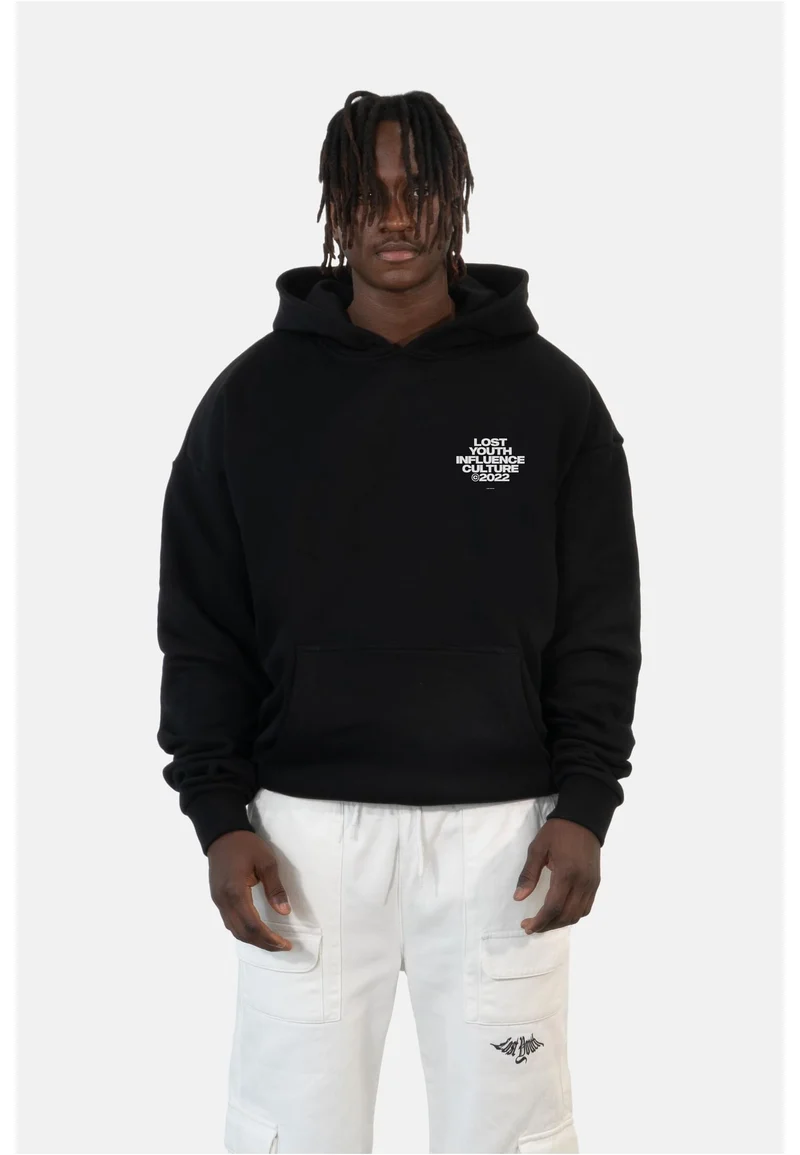 LY HOODY "CULTURE" cobalt blue XXL