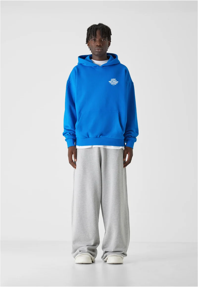 LY HOODY "CULTURE" cobalt blue XXL