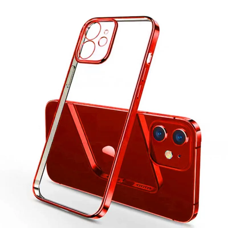 Klare Hülle IPhone 8 11 12 Pro Max Handy Case Tasche Cove Schutzhülle Silikon