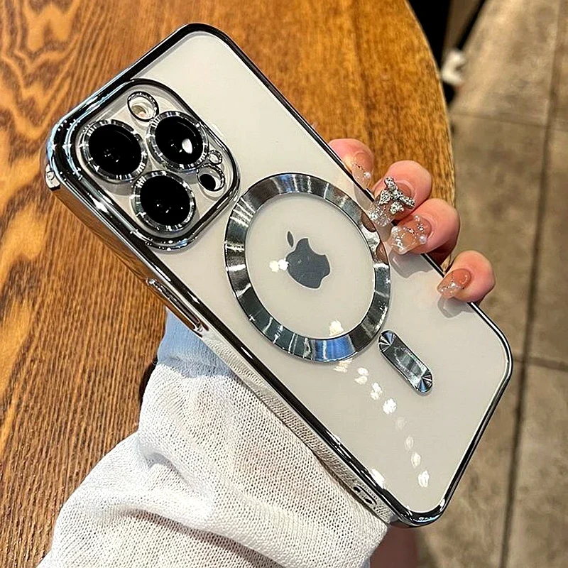 Klare Hülle IPhone13 14 15 Pro Max Handy Case Tasche Cove Schutzhülle Bumper