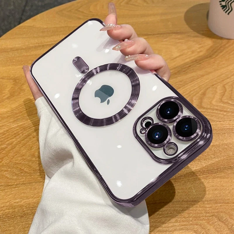 Klare Hülle IPhone13 14 15 Pro Max Handy Case Tasche Cove Schutzhülle Bumper