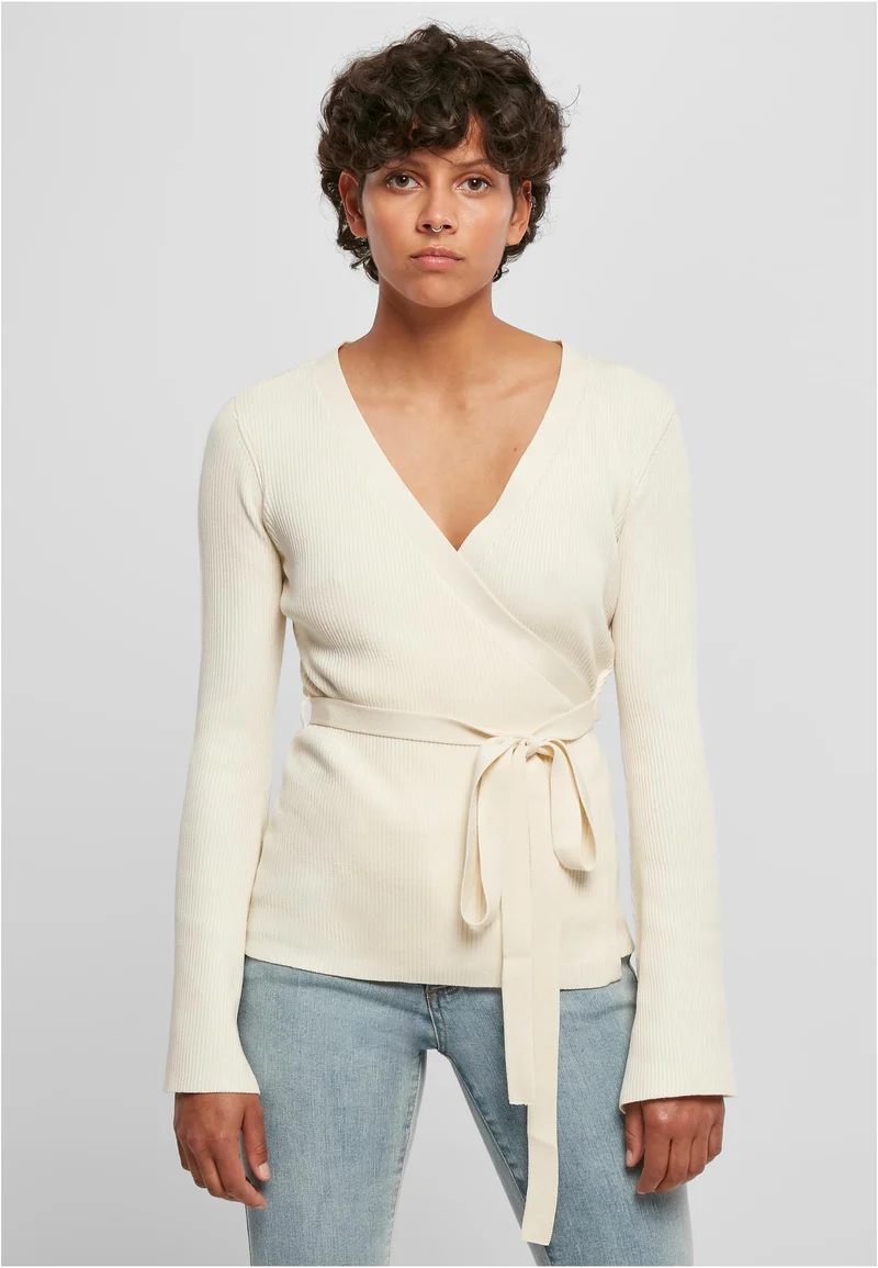UC Rib Knit Wrapped Cardigan