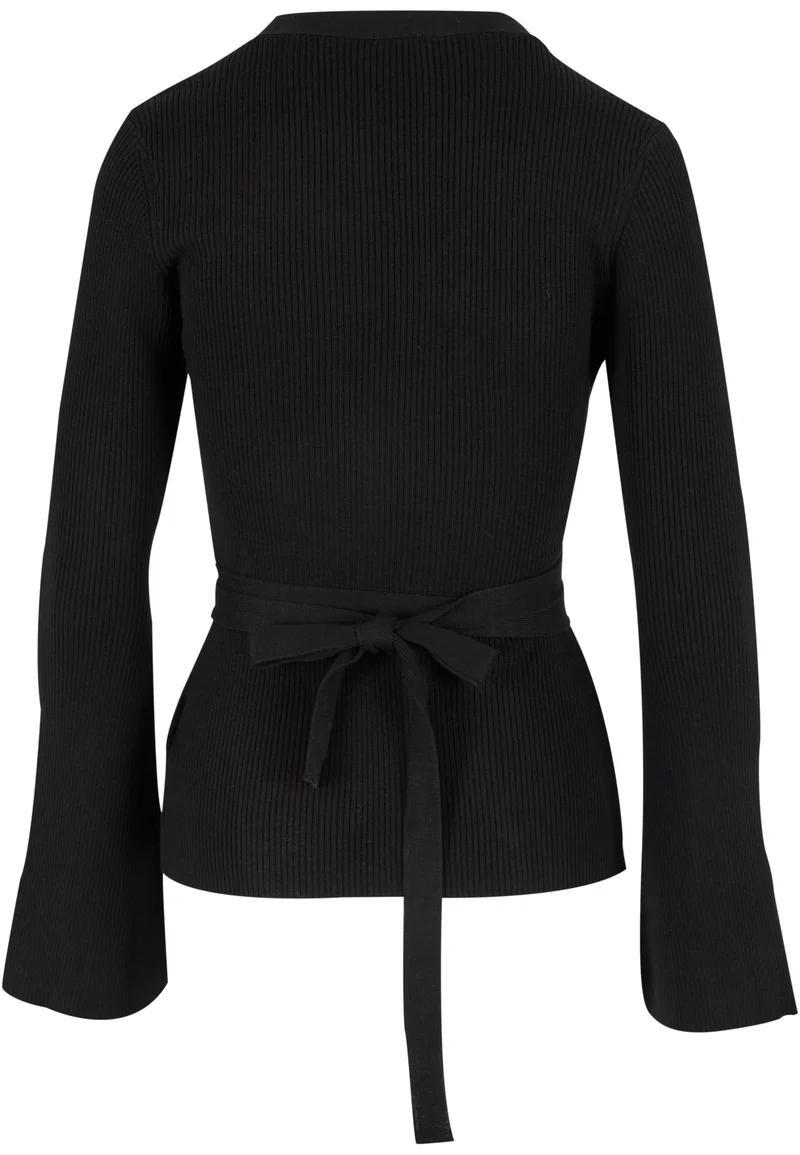 UC Rib Knit Wrapped Cardigan