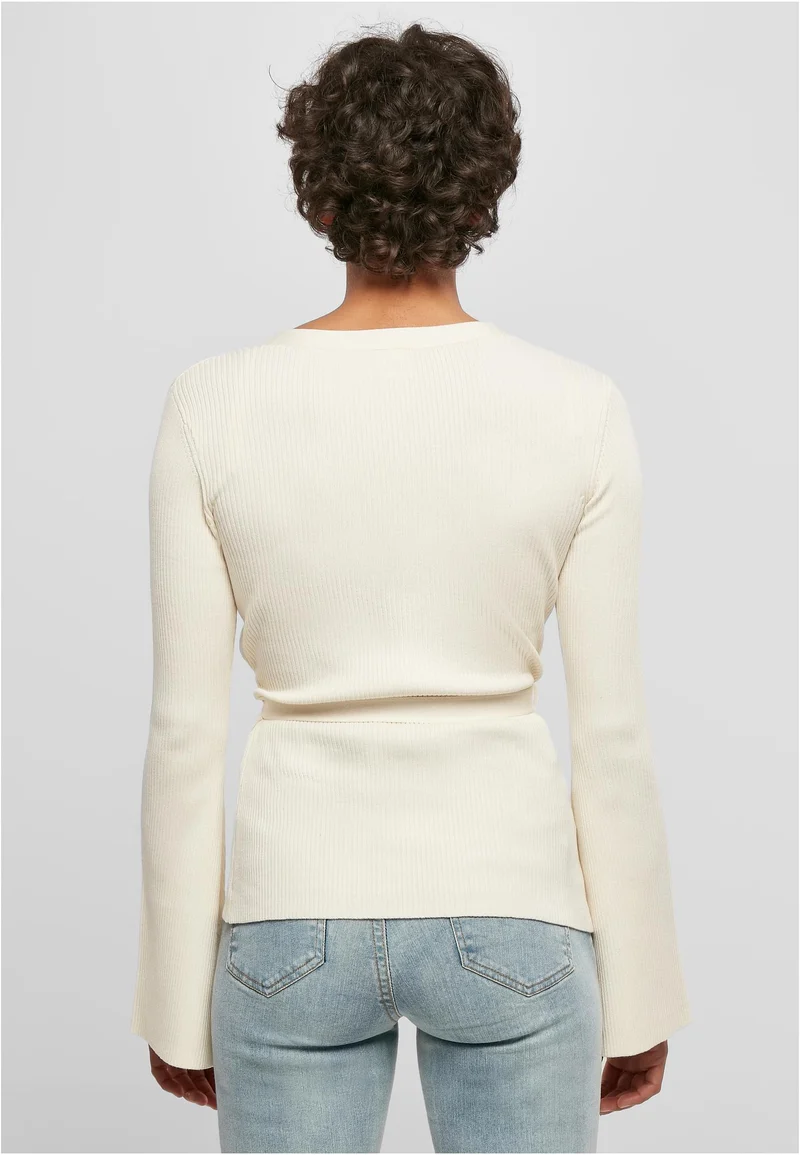 UC Rib Knit Wrapped Cardigan