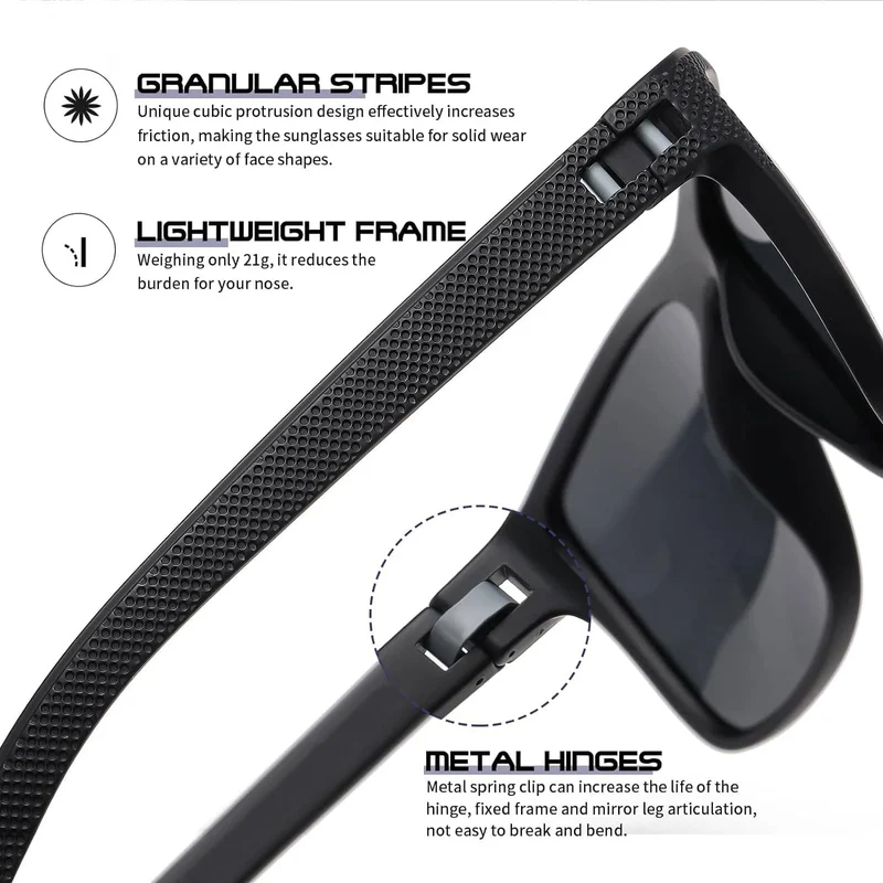 3 Stk Herren Designer Sonnenbrille Polarisierte Pilotenbrille Damen Brille UV400