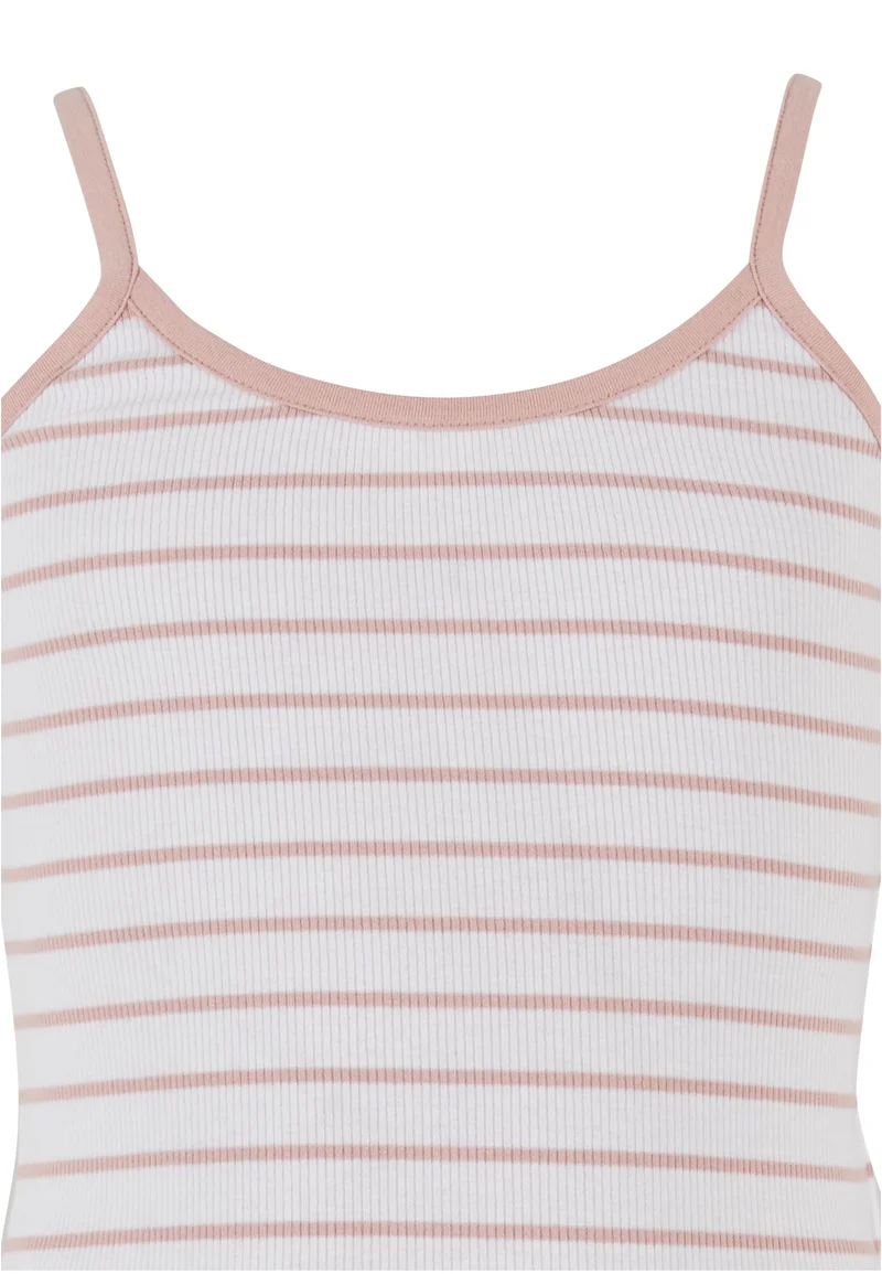 UC Girls Striped Rib Basic Top