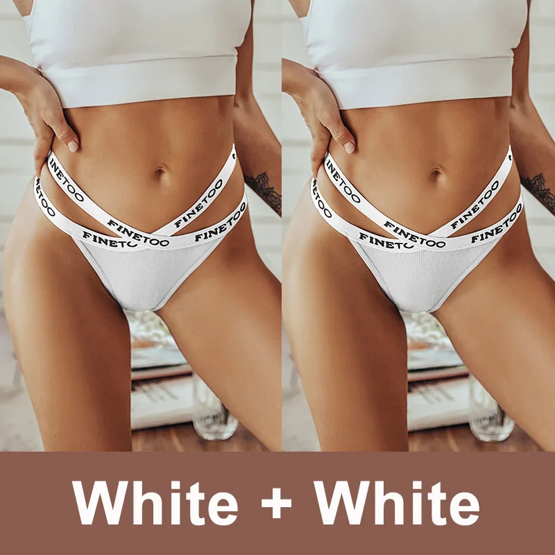 2 Stk Set Frauen Tanga String Höschen Sexy Schlüpfer Slip Dessous Unterwäsche