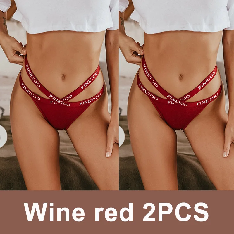 2 Stk Set Frauen Tanga String Höschen Sexy Schlüpfer Slip Dessous Unterwäsche