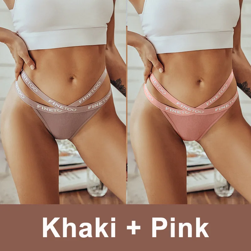 2 Stk Set Frauen Tanga String Höschen Sexy Schlüpfer Slip Dessous Unterwäsche